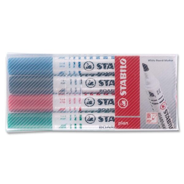 Stabilo Plan Whiteboard Markers (4 pcs)