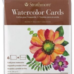 Strathmore Watercolour cards 6 pack