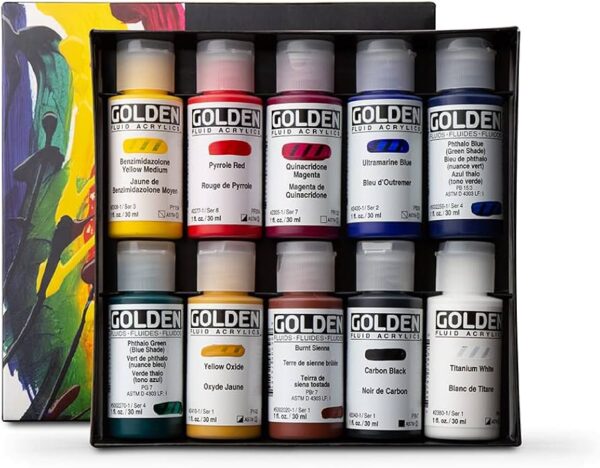 Golden Fluid Acrylics