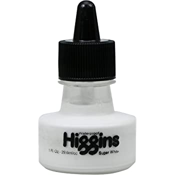 Higgins Waterproof White Ink (1 oz)