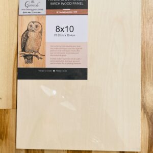 Russian Birch Panel 8" x 10" standard depth 3/4"