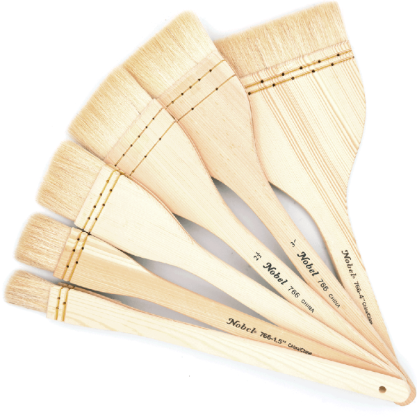 Pure Goat Tail Hair Hake Brush