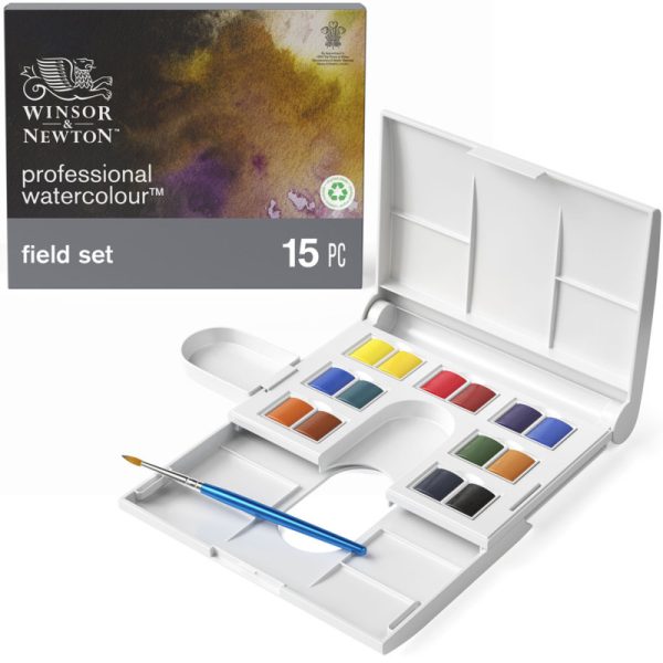 Professional Watercolour Set, Field (15pc)
