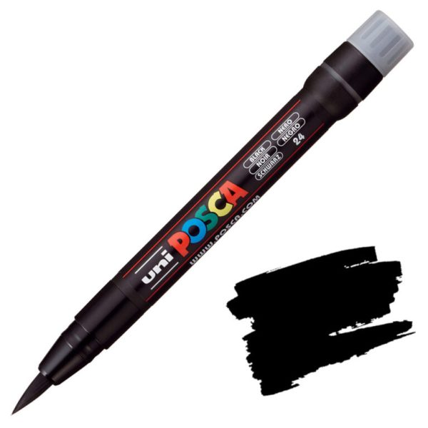 Posca Paint Markers, Bristle Brush Tip
