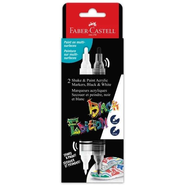 Shake & Paint Black Edition Acrylic Marker set of 2